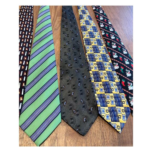 Men's Tie Lot (9)‎ Nautica, Robert Talbots, Carlos D, Gitman Bros, Silk, Multi - Picture 4 of 13